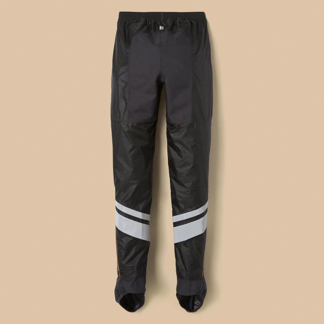 Sobrepantalón Ciclismo Urbano 540 Mujer Negro Impermeable Cubrecalzado Integrado - Image 10