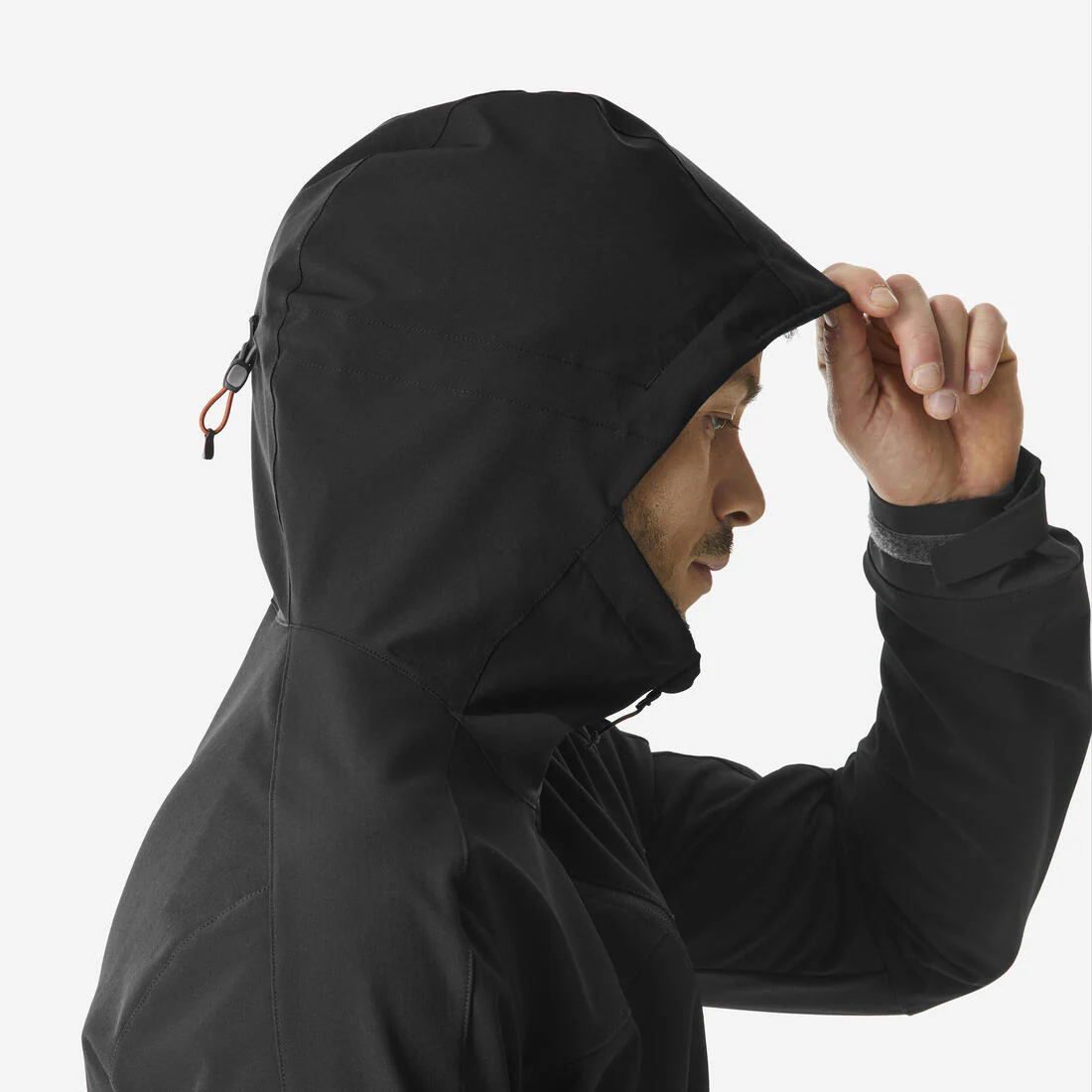 Softshell de montaña y trekking perlante cortavientos Hombre Forclaz MT500 - Image 4