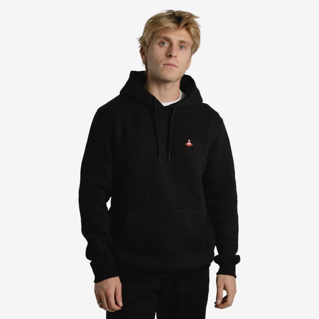SUDADERA DE SKATEBOARD HD500 RESISTANT NEGRO