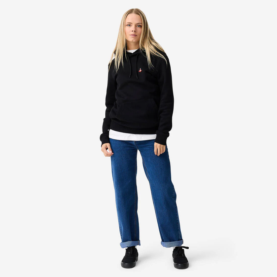 SUDADERA DE SKATEBOARD HD500 RESISTANT NEGRO - Image 7