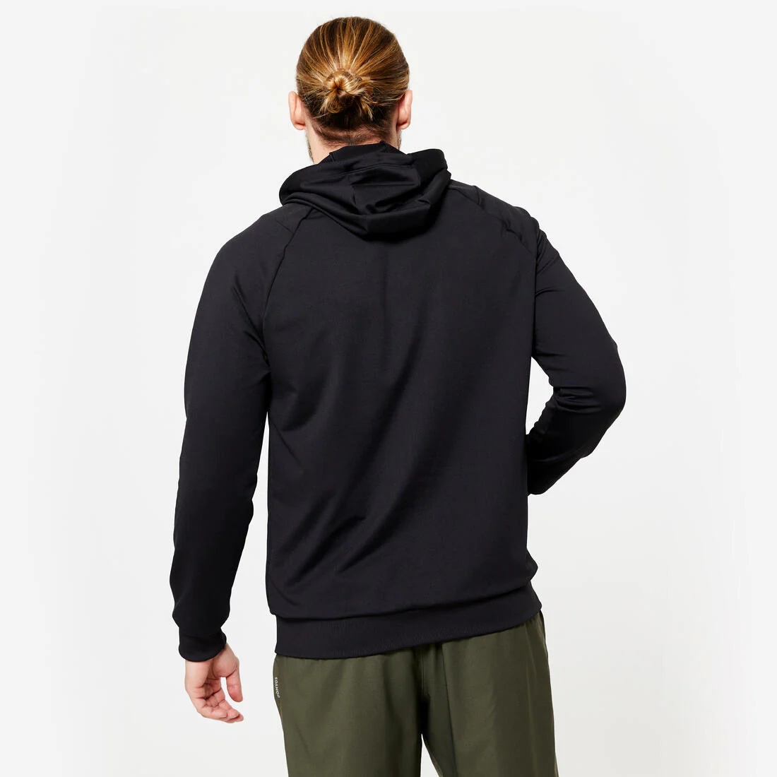 Sudadera fitness con capucha Hombre Domyos negro - Image 4