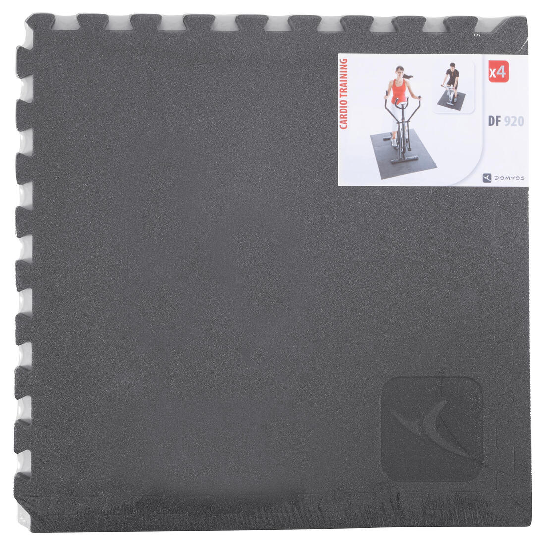 Suelo Gimnasio Tatami Loseta Puzzle Domyos DF920 gris x4 - Image 2