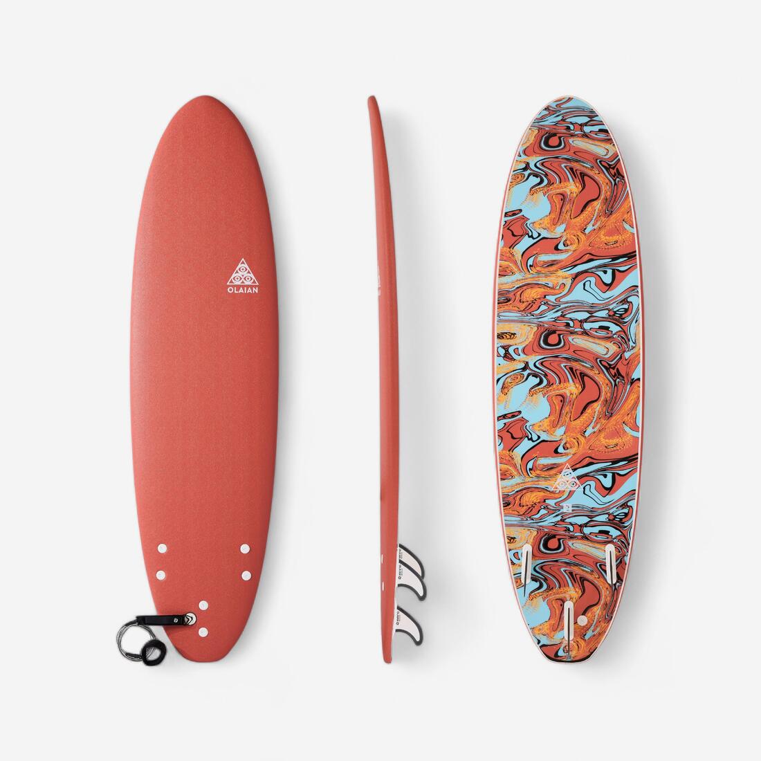 Tabla Surf 500 Espuma 7' 55L . Peso <65Kg . Nivel principiante.