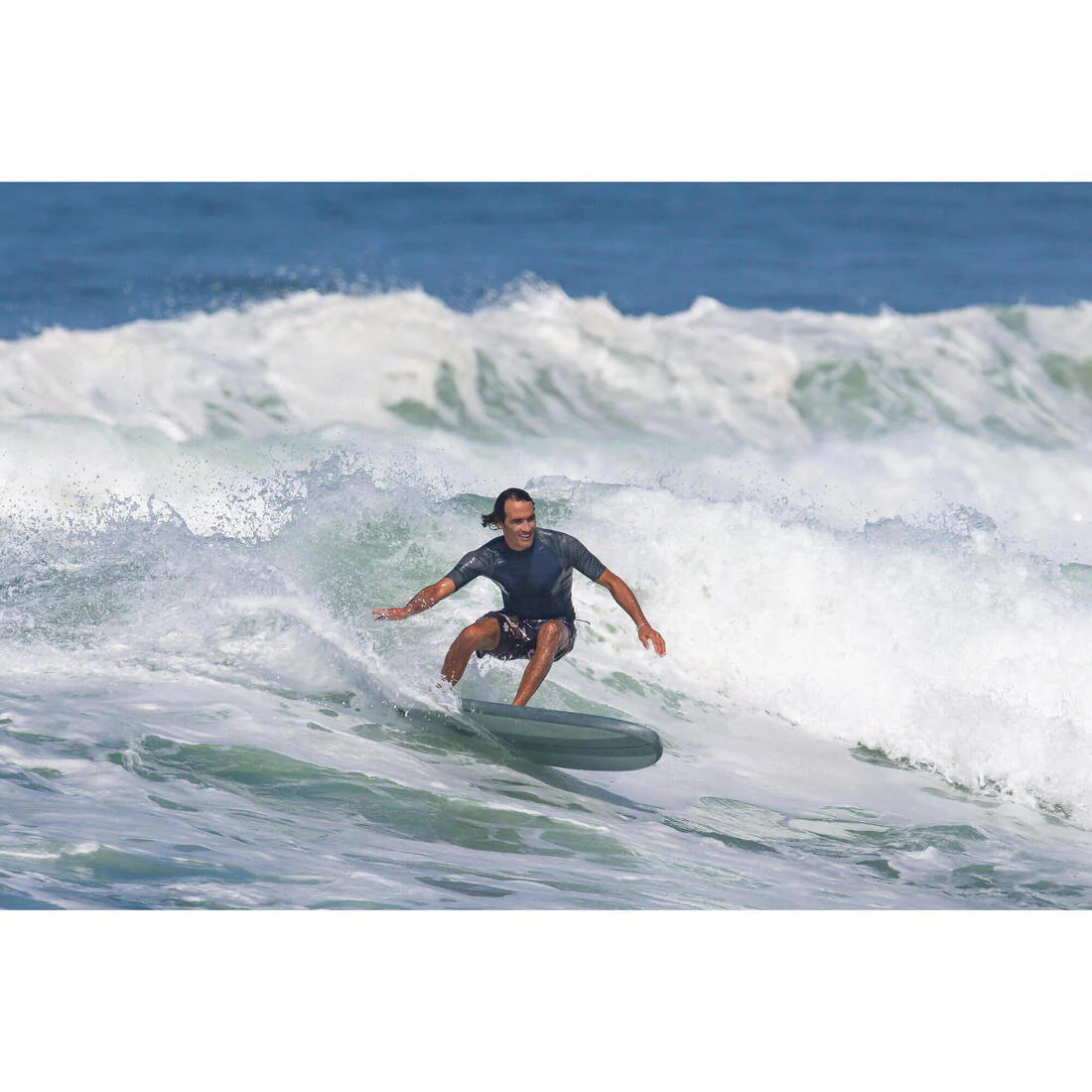 Tabla surf hinchable compacta 7'6" 80L Peso <95kg Nivel perfeccionamiento - Image 22