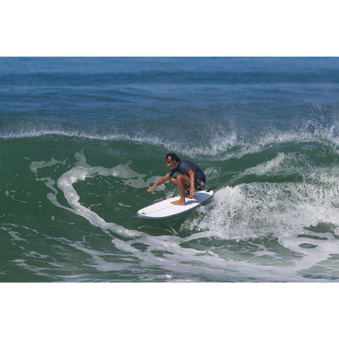 Tabla surf hinchable compacta 7'6" 80L Peso <95kg Nivel perfeccionamiento - Image 23