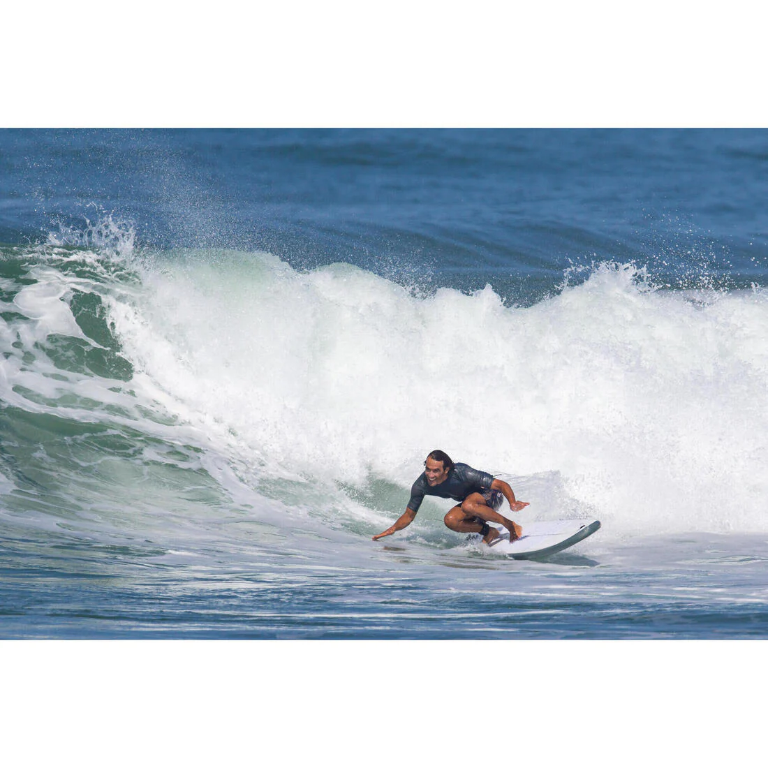 Tabla surf hinchable compacta 7'6" 80L Peso <95kg Nivel perfeccionamiento - Image 24