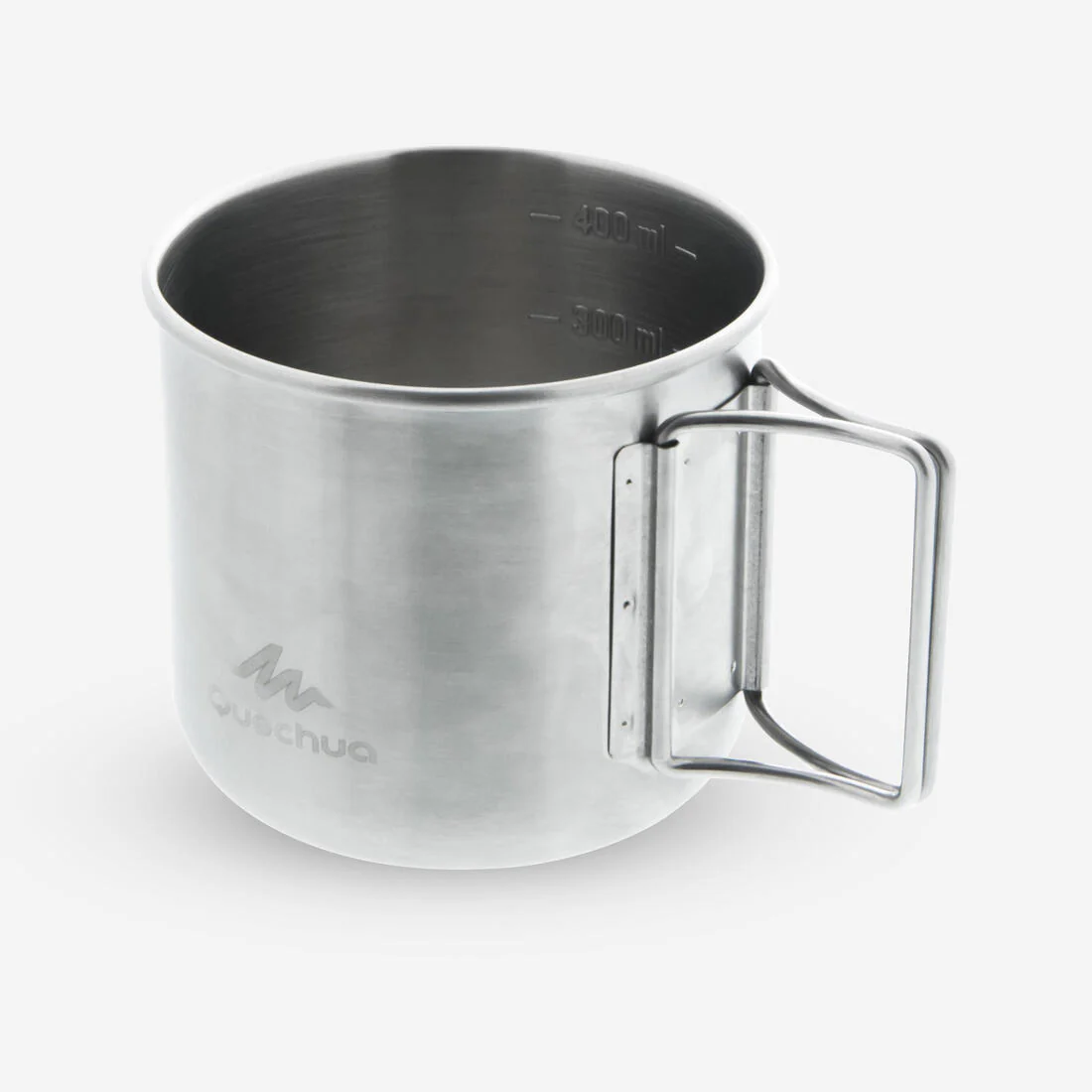 Taza de camping trekking senderismo acero inoxidable 0,4 Litros Quechua MH150