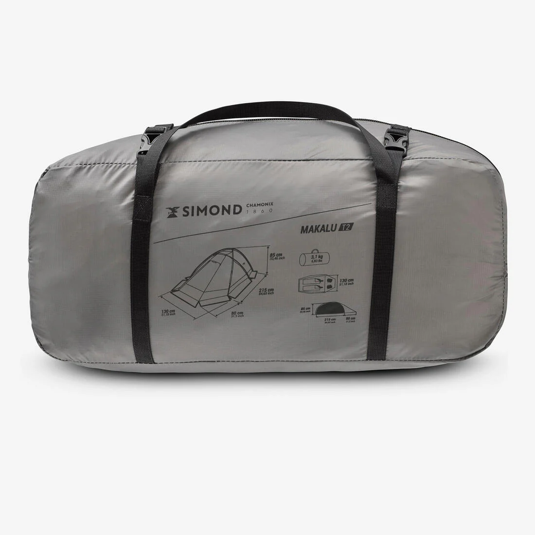 Tienda de alpinismo para dos personas Simond Makalu T2 - Image 2