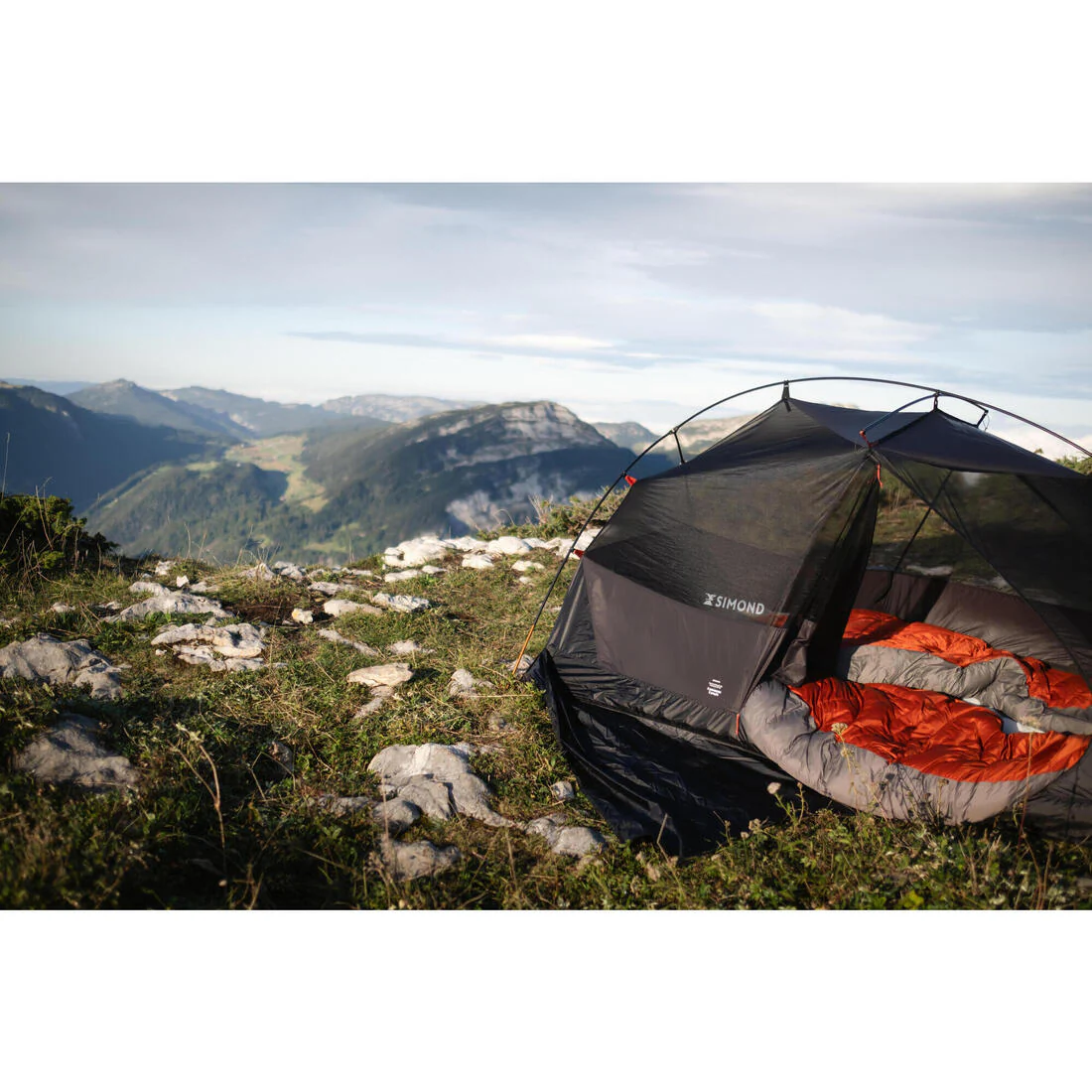 Tienda de campaña domo trekking 2 plazas, ligera y con autosujeción, MT900 - Image 17