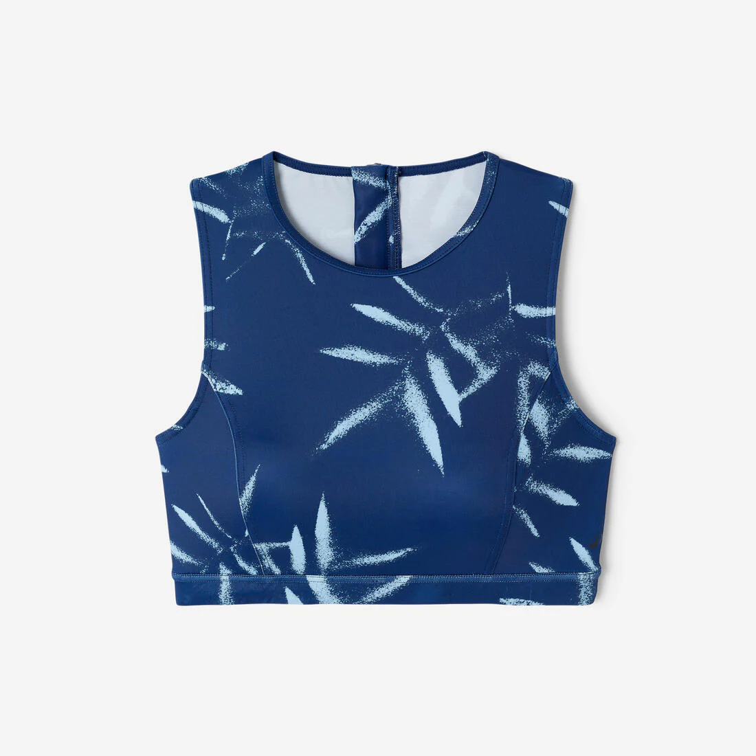 Top Bikini Surf Carla Mujer Azul Marino Cremallera Trasera - Image 6
