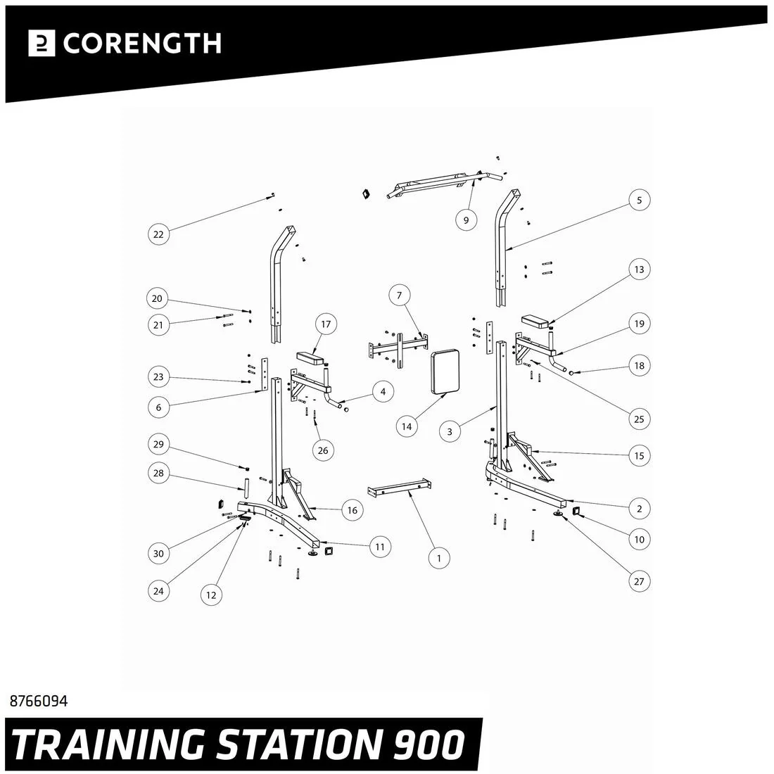 Tornillos Silla Romana Training Station 900 - Image 3