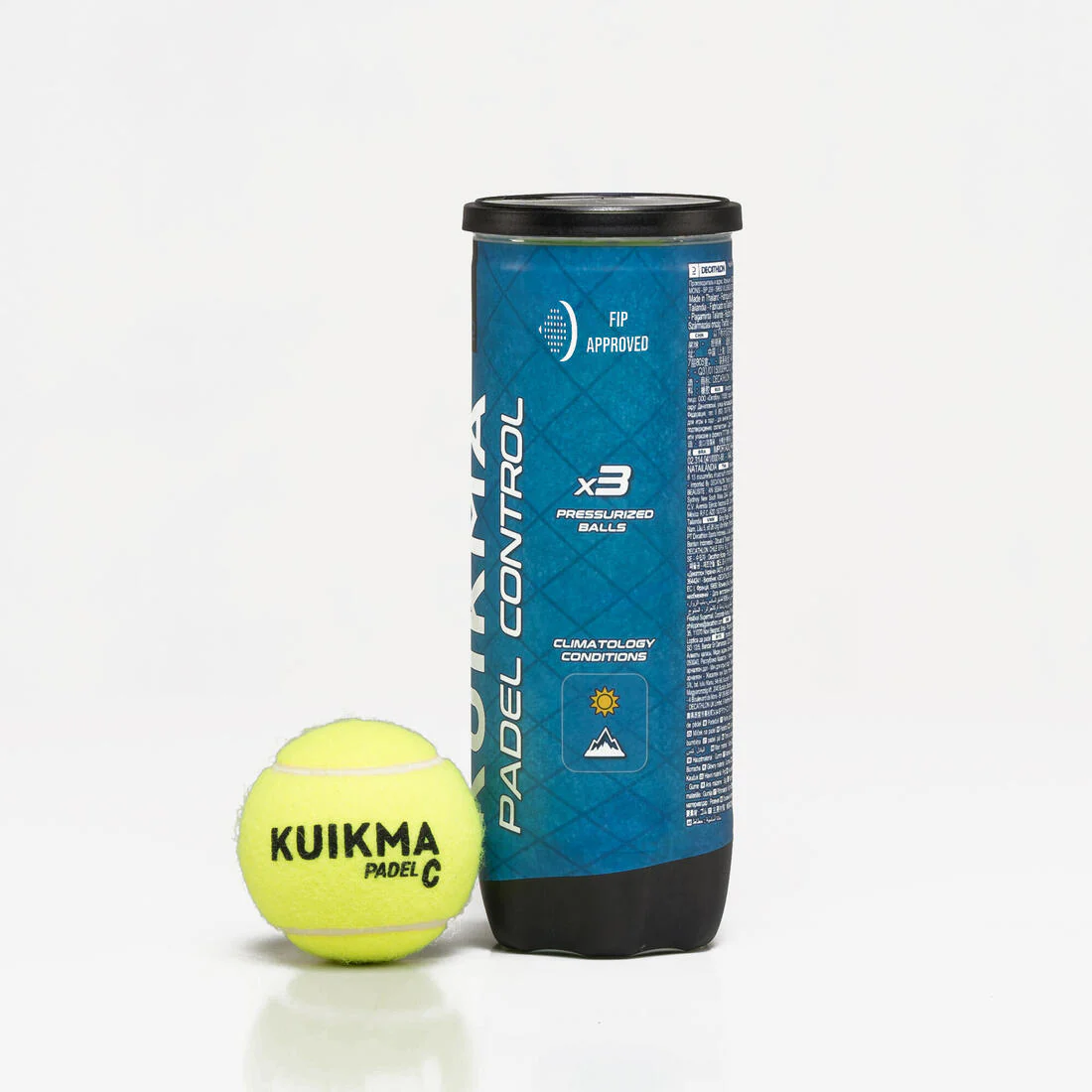 Tubo de 3 pelotas de pádel presurizadas Kuikma PB Control - Image 4