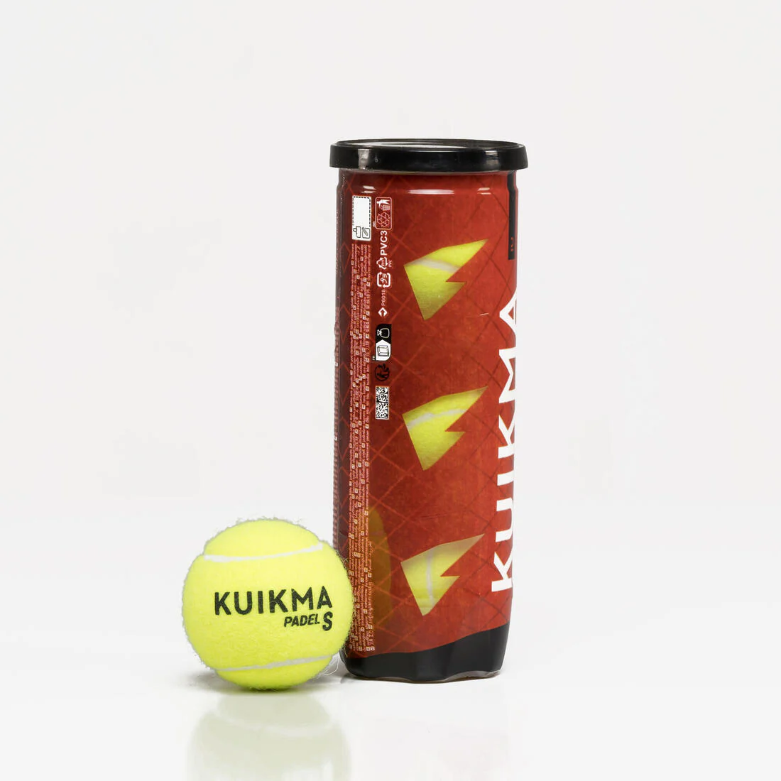 Tubo de 3 pelotas de pádel presurizadas - Kuikma PB Speed - Image 3