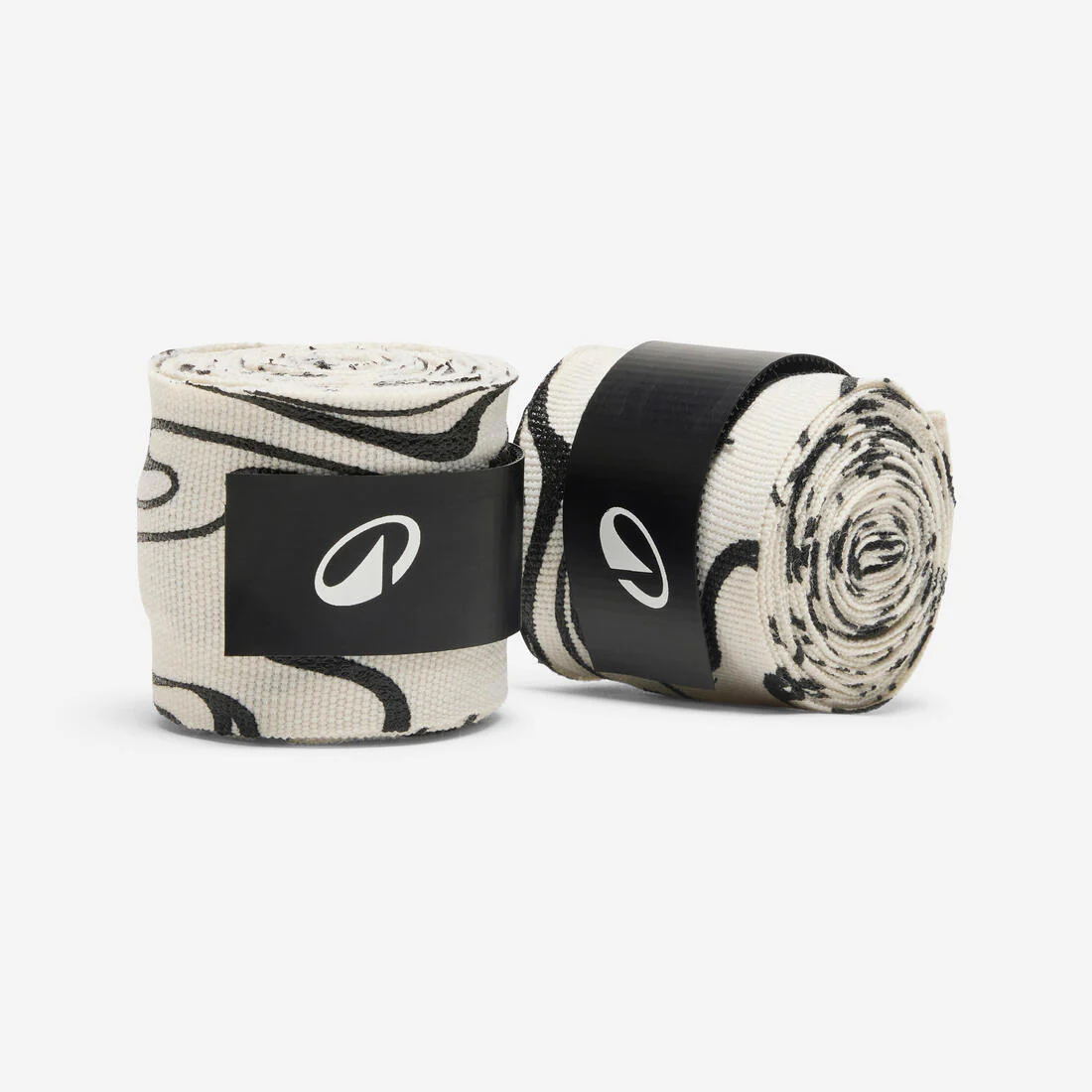 Vendas Boxeo Blanco Roto-Negro Resistentes 3 m