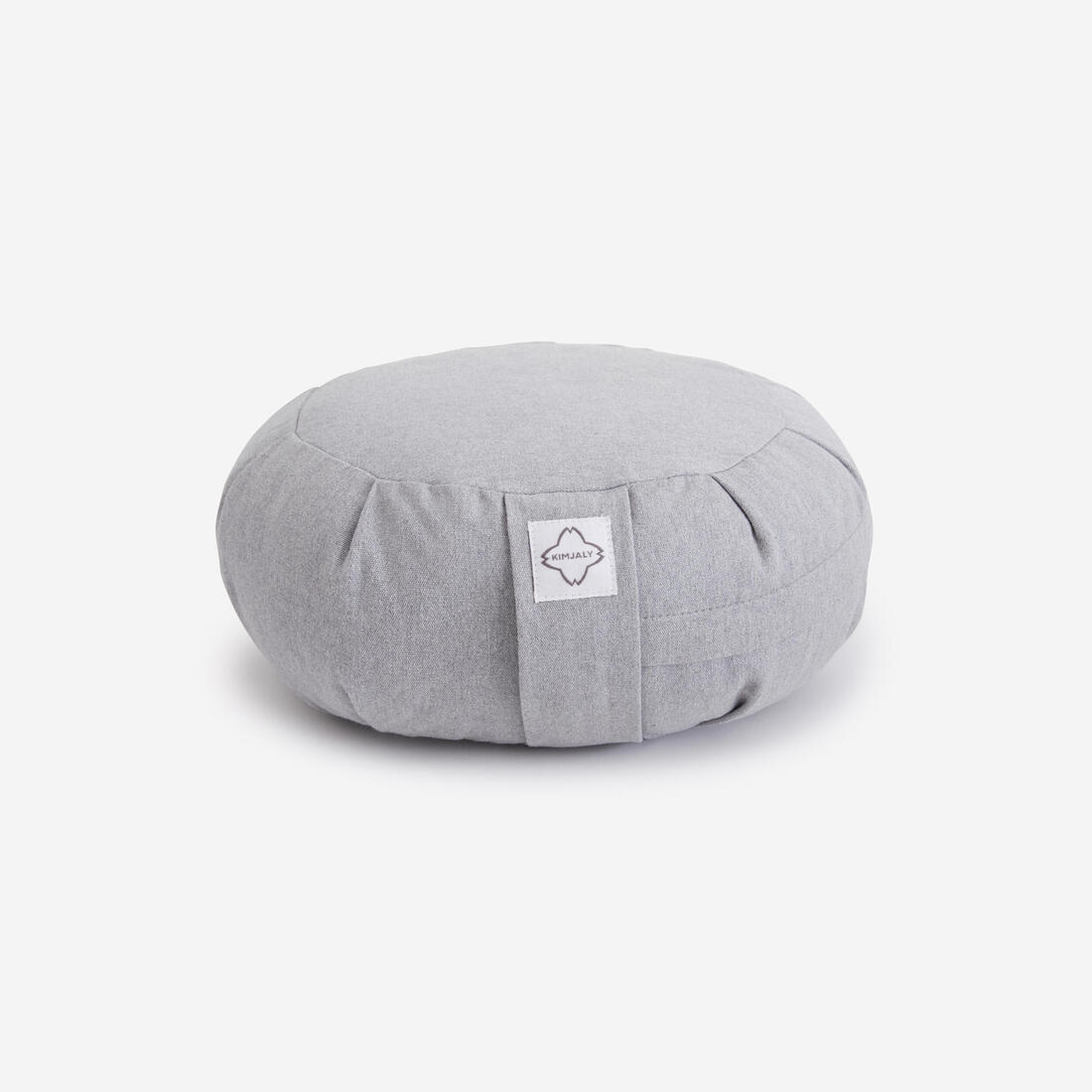 Zafu cojín de yoga y meditación Kimjaly forma redonda gris