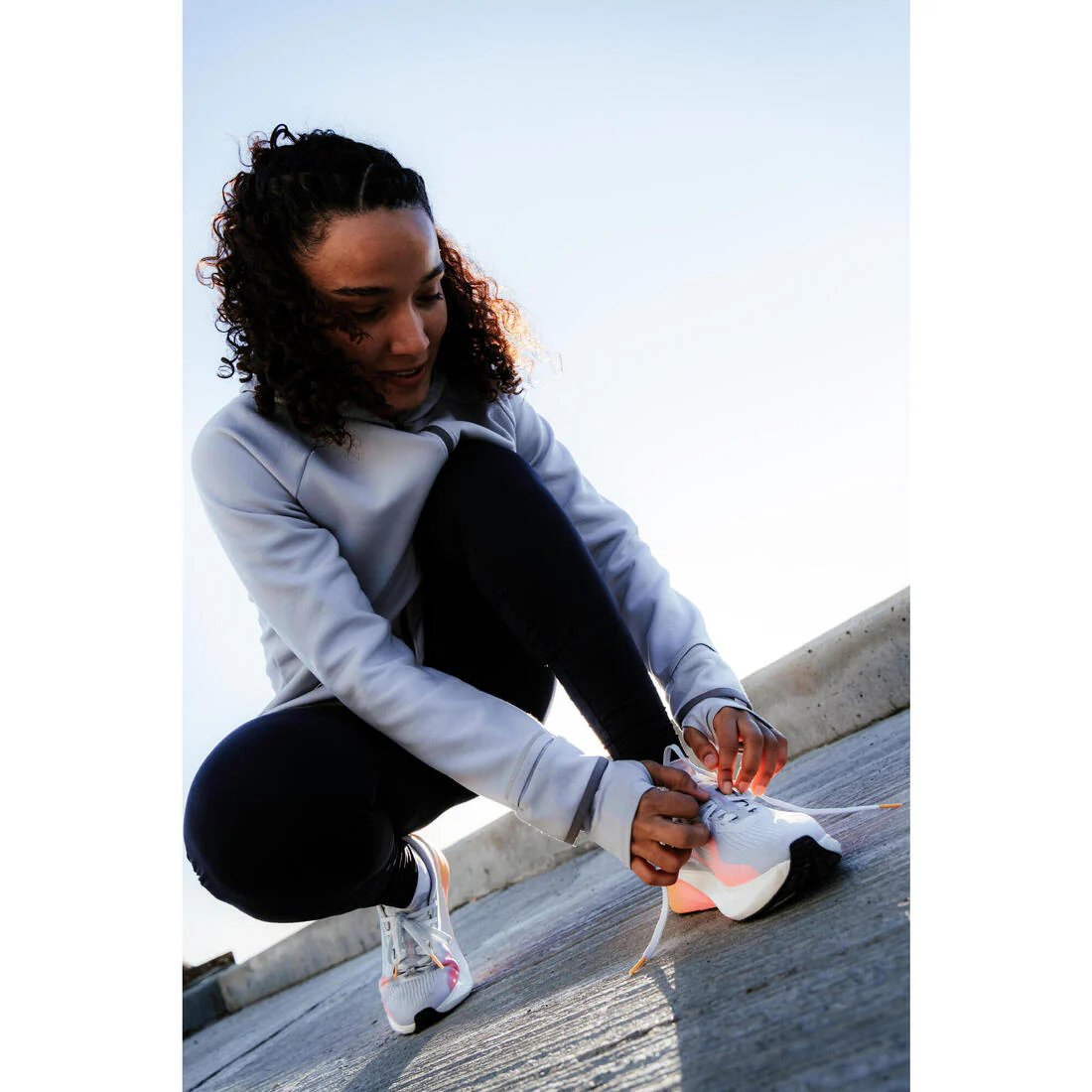 Zapatilla versátil running carretera mujer, KIPRUN KIPCORE PREMIUM azul rosa - Image 10