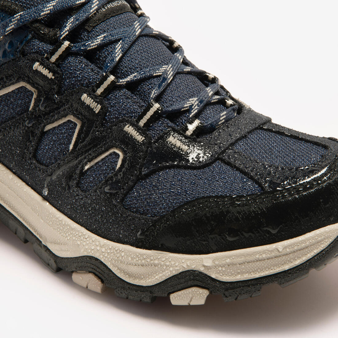 Zapatillas caña baja impermeables de senderismo mujer - MH500 negro - Image 6