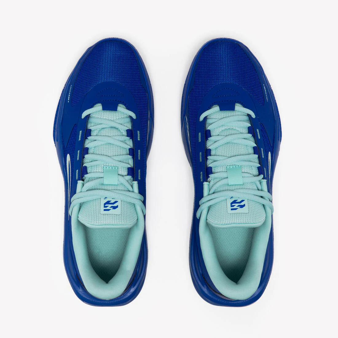 Zapatillas de baloncesto bajas y adherentes hombre/mujer, FAST 500 azul - Image 6