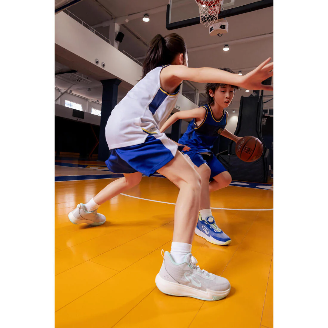 Zapatillas de baloncesto niño Fast 500 - Azul - Image 11