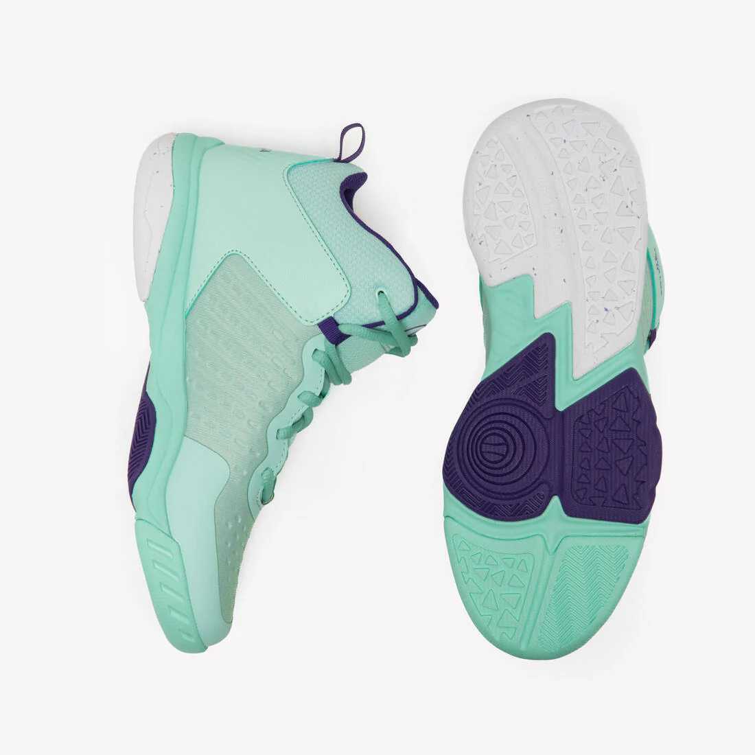 Zapatillas de baloncesto niño - SS500 High júnior turquesa - Image 6