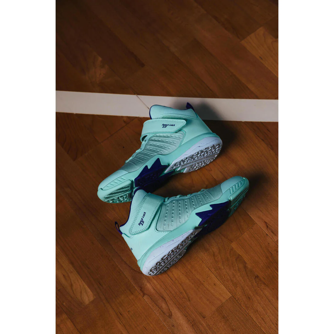 Zapatillas de baloncesto niño - SS500 High júnior turquesa - Image 13