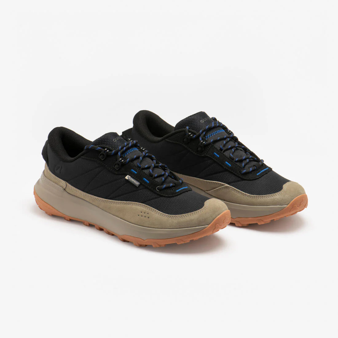 Zapatillas de montaña y trekking impermeables NH500 bajas WP negro ahumado - Image 2