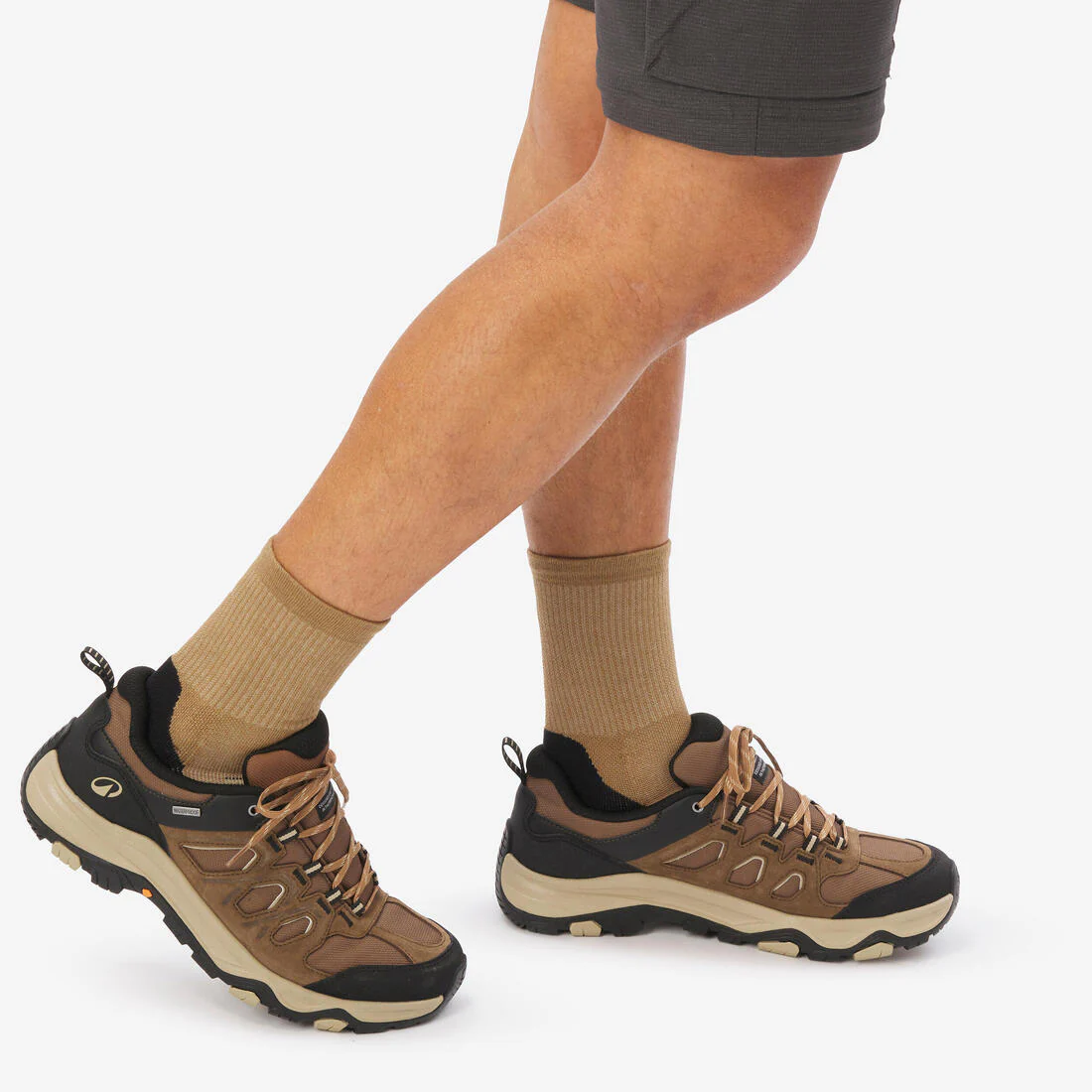 Zapatillas de senderismo caña baja impermeables hombre, MH500 marrón - Image 7