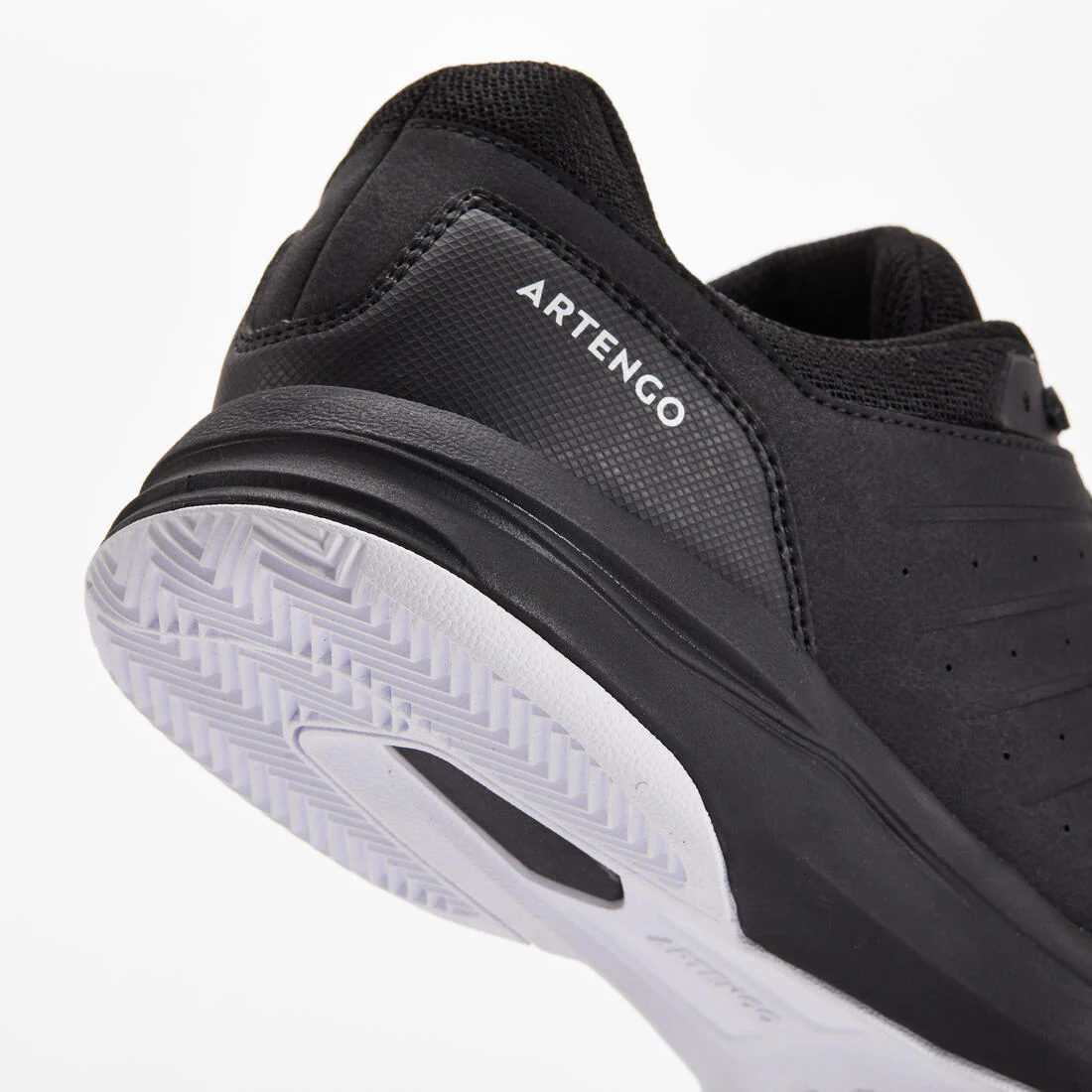 Zapatillas de tenis Hombre TS 500 tierra batida negro rojo ladrillo - Image 3