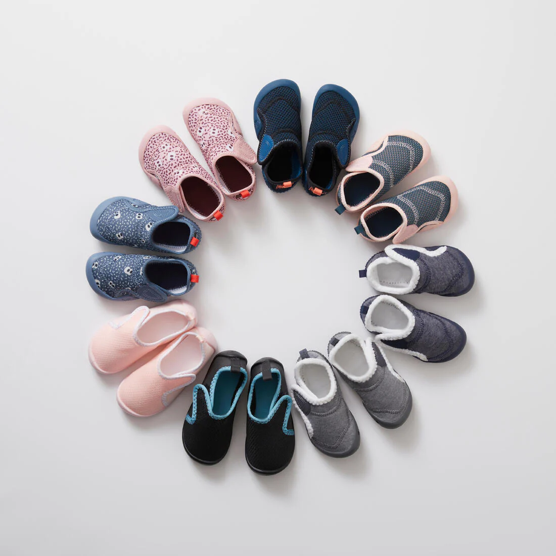 Zapatillas Primeros Pasos Bebé Rosa Blanco Velcro Transpirables - Image 11