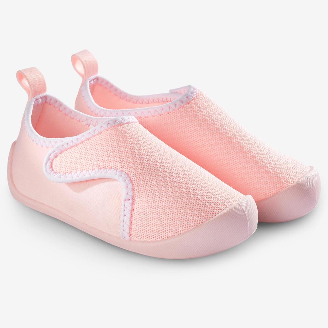 Zapatillas Primeros Pasos Bebé Rosa Blanco Velcro Transpirables - Image 6